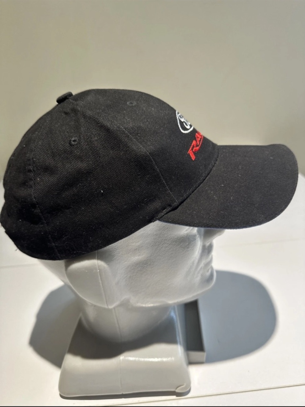 Ford Black Baseball Cap with Red and White Accents - Picture 2 of 8